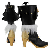 Game Genshin Impact Collei Black Shoes Boots Cosplay Accessories Halloween Props